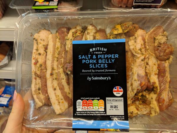Pork Report Sainsburys